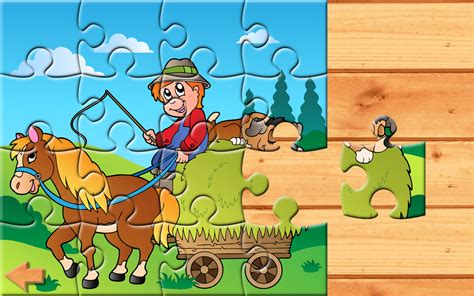 20 Fun Puzzle Games for Kids in HD: Barnyard Jigsaw Learning Game for ...