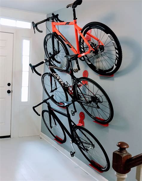 Multiple bikes hanging rack system. DaHANGER Dan pedal hook ...