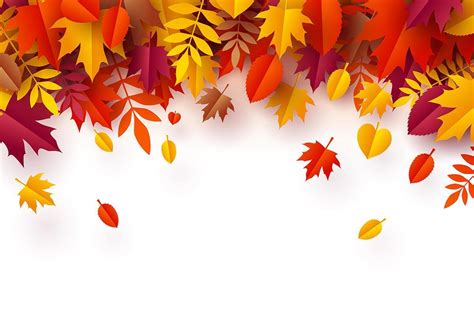 Paper art of Autumn, pile of colorful leaves 692394 Vector Art at Vecteezy