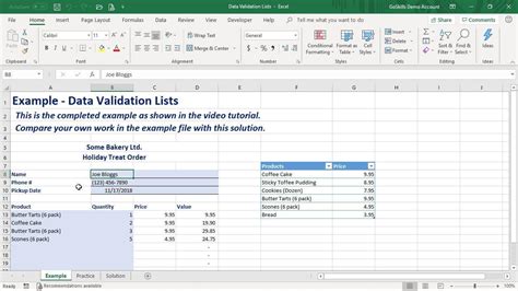 Data Validation Lists | Microsoft Excel - Basic & Advanced