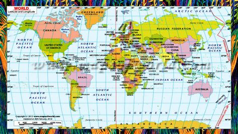 Famous World Map Equator And Tropics 2022 – World Map With Major Countries