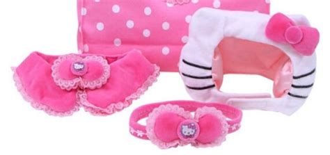 Custom Hello Kitty dog costume for blondenews by heartcard on Etsy