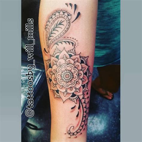 Mandala Paisley Pattern Spiritual Tattoo On Arm By Will Mills ...