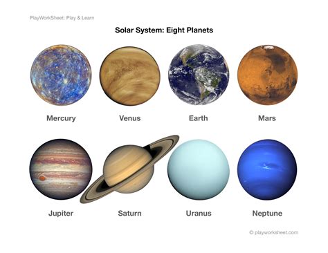 Eight Planets of the Solar System | Free Printables for Kids