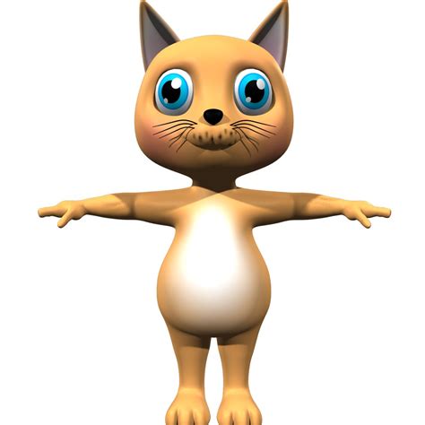 Cartoon Cat Rigged 3D Model 3D - TurboSquid 1741800