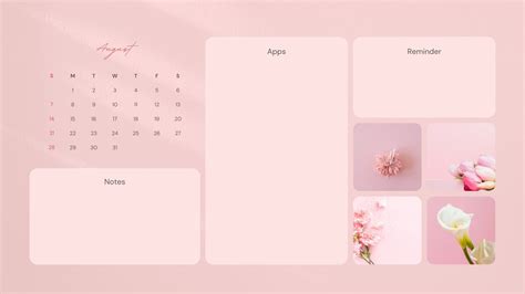 Pink Desktop Aesthetic Set 24 Icons Desktop Organizer Wallpaper | lupon ...