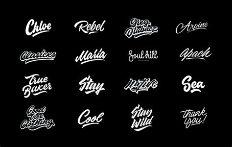 Les tendances logos en lettrage manuscrit en 2019 | Logo design, Best ...