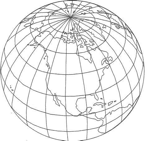 Line Drawing Of Globe at GetDrawings | Free download