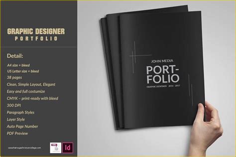 Creative Portfolio Template Free Of Graphic Designer Portfolio Template ...