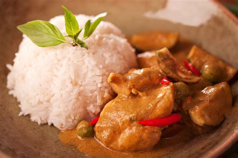 Thai Curry Chicken With Jasmine Rice Recipe