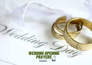 OPENING WEDDING PRAYER