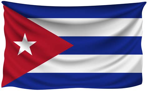 Cuba Wrinkled Flag | Gallery Yopriceville - High-Quality Free Images ...