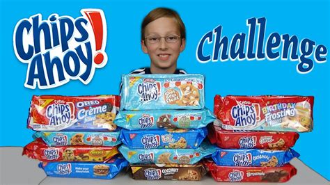 CHIPS AHOY COOKIE CHALLENGE - 13 FLAVORS! | COLLINTV - YouTube