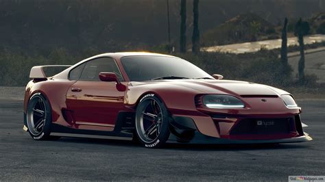 Modified Toyota Supra Mk4 Wallpaper Toyota Supra Red Cars Modified ...