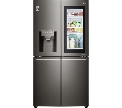 £3499 LG GMX936SBHV American-Style Smart Fridge Freezer - Black, Black ...