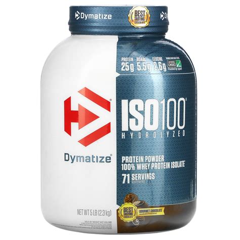 Dymatize Nutrition ISO 100 Whey Protein Isolate Powder - 5 Lbs - Team ...