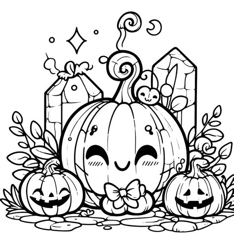 Cute Jack O Lanterns coloring page - Download, Print or Color Online ...