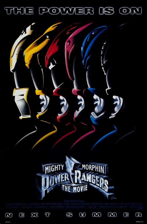 Mighty Morphin Power Rangers Movie Poster 16in x 24in 16x24 Multi-Color ...