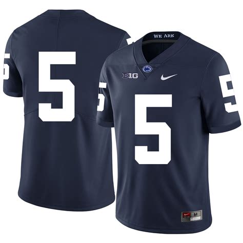 Penn State Nittany Lions 5 DaeSean Hamilton Navy Nike College Football ...