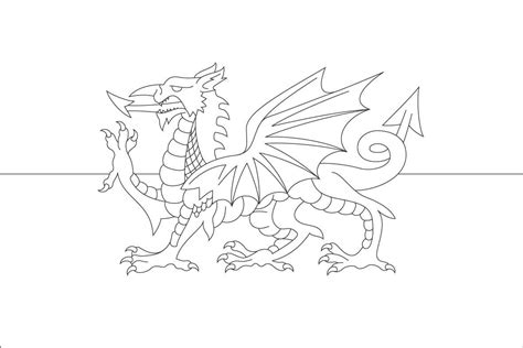 Welsh Dragon Drawing at PaintingValley.com | Explore collection of ...