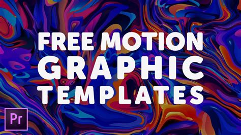 Where to Get Free Motion Graphic Templates for Premiere Pro - YouTube