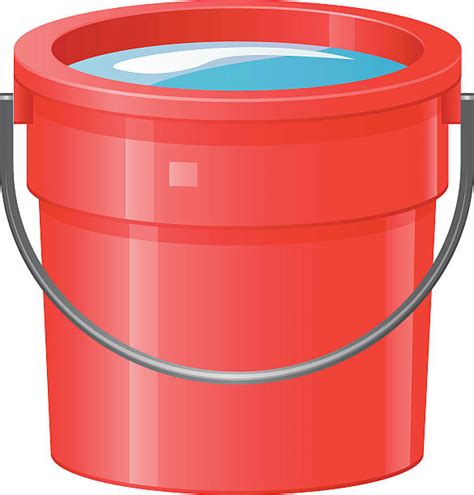 Bucket Of Water Clip Art, Vector Images & Illustrations - iStock