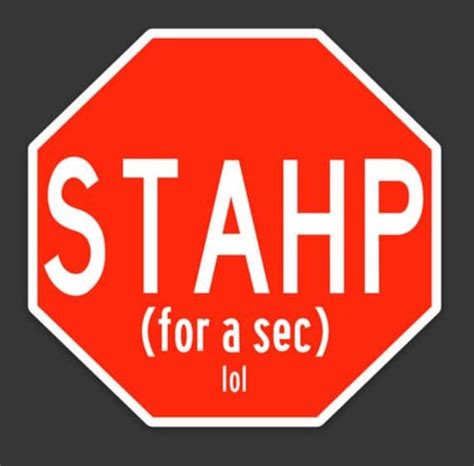 Funny Stop Sign