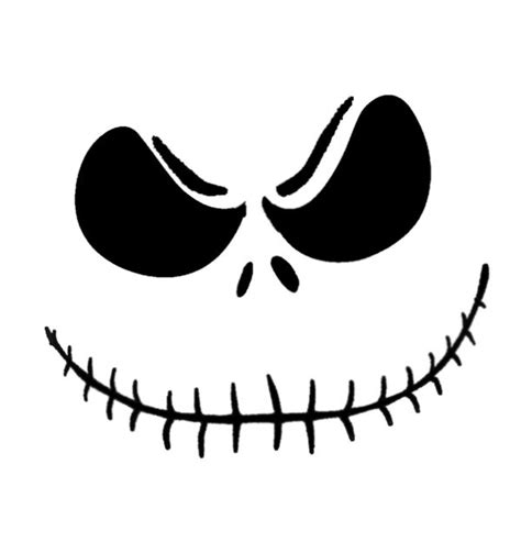 Jack Skellington Stencil. Nightmare Before Christmas. | Jack ...