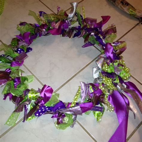 Ribbon wreath | Ribbon wreath, Floral wreath, Wreaths