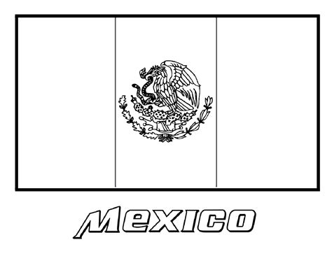 Mexico And Coloring Pages