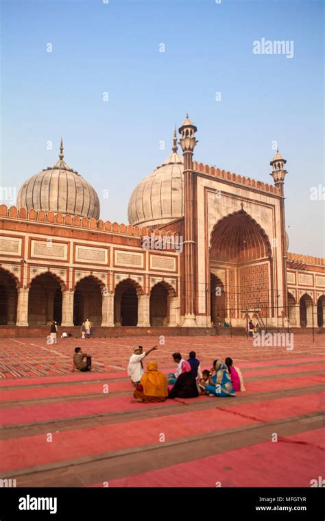 Jama Masjid (Jama Mosque), Old Delhi, Delhi, India, Asia Stock Photo ...