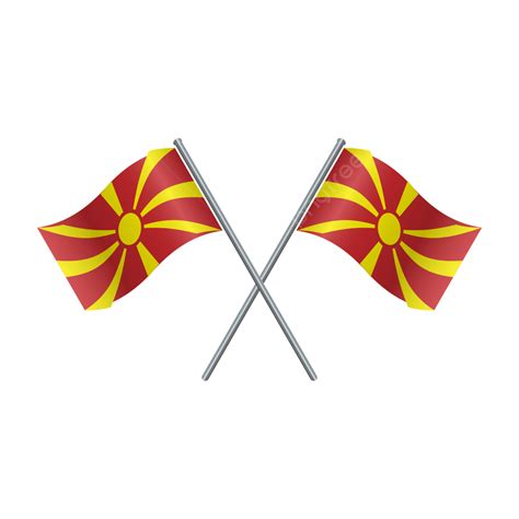 North Macedonia Flag, North Macedonia, Flag, National PNG and Vector ...