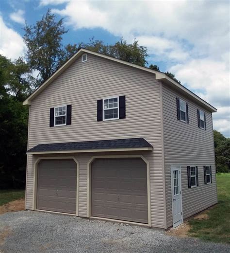 2-Story Prefab Garage with Apartment | Modular Garage with Loft