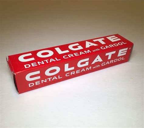 Colgate Dental Cream ca 1950s - Toothpaste - Wikipedia | Colgate ...