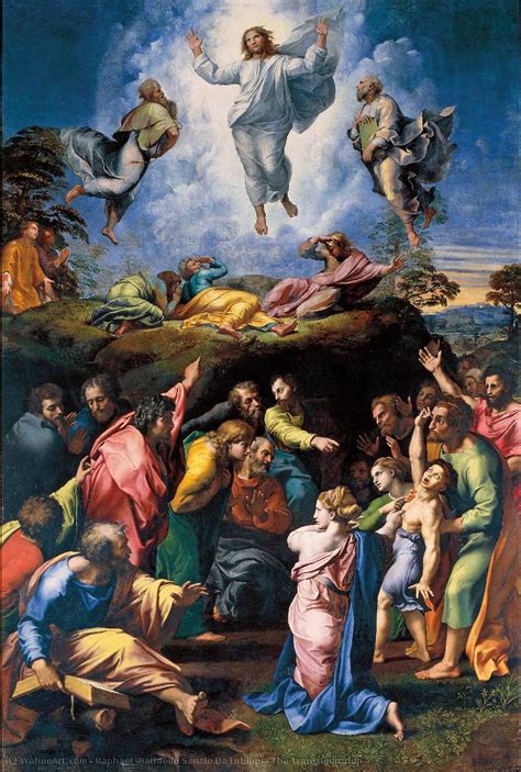 Paintings Reproductions | The Transfiguration, 1520 by Raphael ...