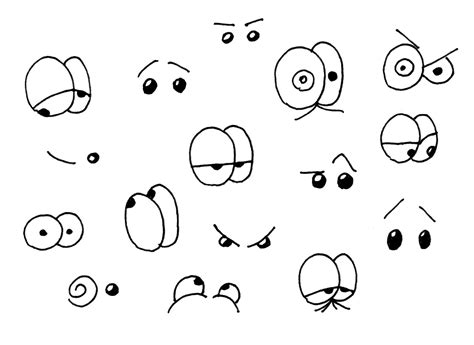 How to Easily Draw Cartoon Eyes to Show Different Emotions | Cartoon ...