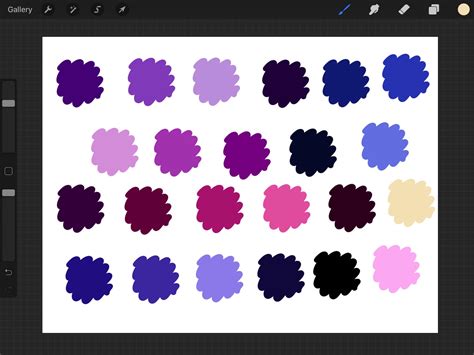 Galaxy Color Palette for Procreate - Ebb and Flow Creative Co