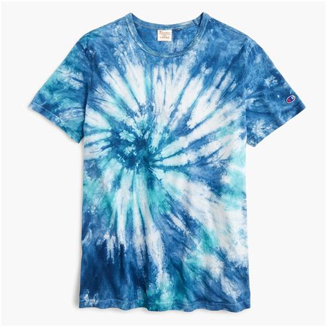 Lyst - Champion Tie-dyed T-shirt in Blue for Men