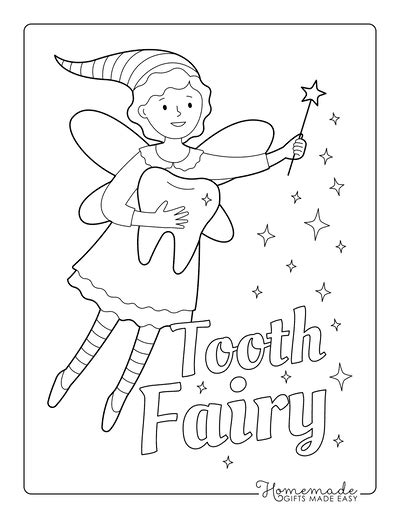 Free Printable Fairy Coloring Pages