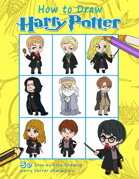 How To Draw Harry Potter Characters Cartoon