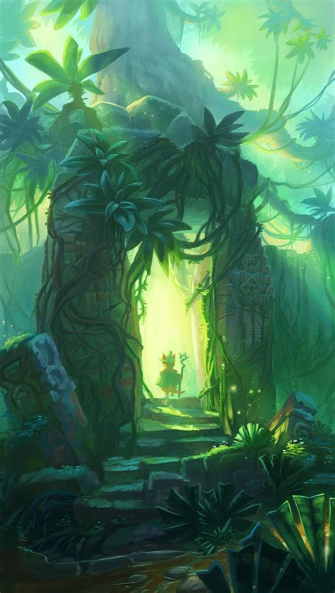 ArtStation - FF Jungle ruins | Jungle art, Fantasy landscape, Jungle ...