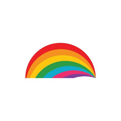 Rainbow logo vector 19034963 Vector Art at Vecteezy