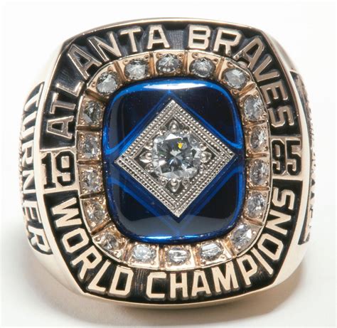 1995 ATLANTA BRAVES WORLD SERIES RING | Atlanta braves, Braves, Atlanta ...