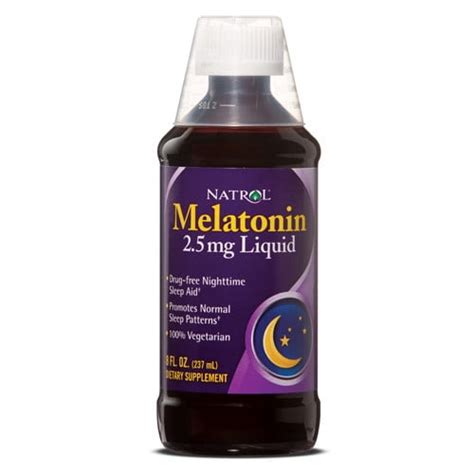 Natrol Melatonin Liquid, 8 Oz - Walmart.com - Walmart.com