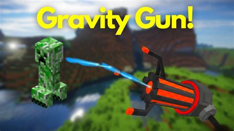 How To Make A Gravity Gun On Minecraft Using Commands! - YouTube