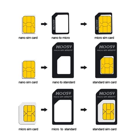 4 in 1 Nano SIM Card Micro SIM Adapters Standaard SIM Card Adapter ...