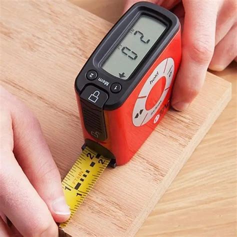 5m Stainless Steel LCD Digital Tape Measure Circumferences Measuring ...