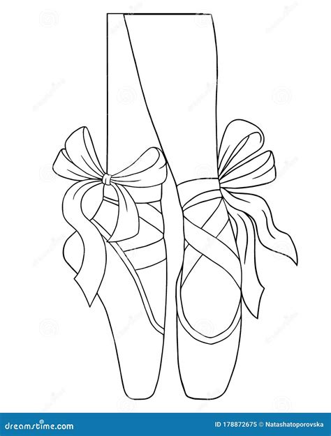 Black and White Outline Vector Coloring Book for Adults. Legs of a ...