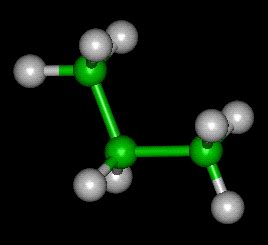 Propane: Molecular Geometry: AX Form