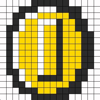 Mario coin block perler layout kandi pattern by pandihandi on ...